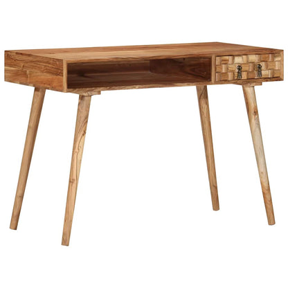 Schrijftafel 110x50x76 cm massief acaciahout