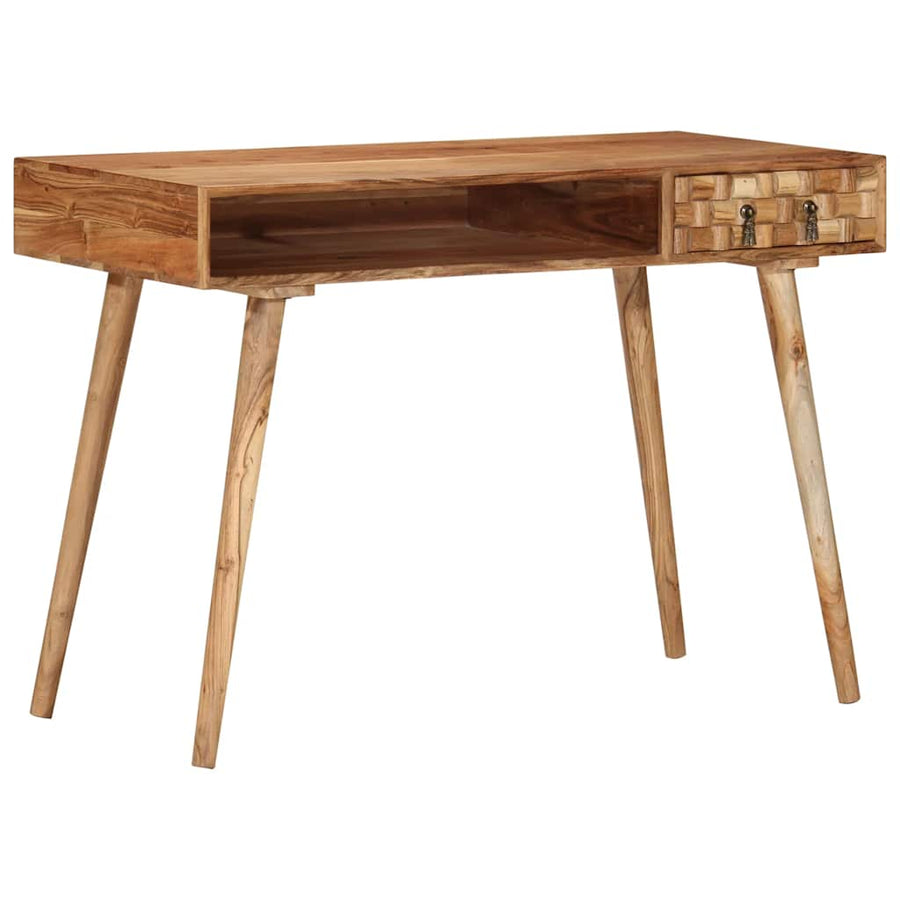 Schrijftafel 110x50x76 cm massief acaciahout