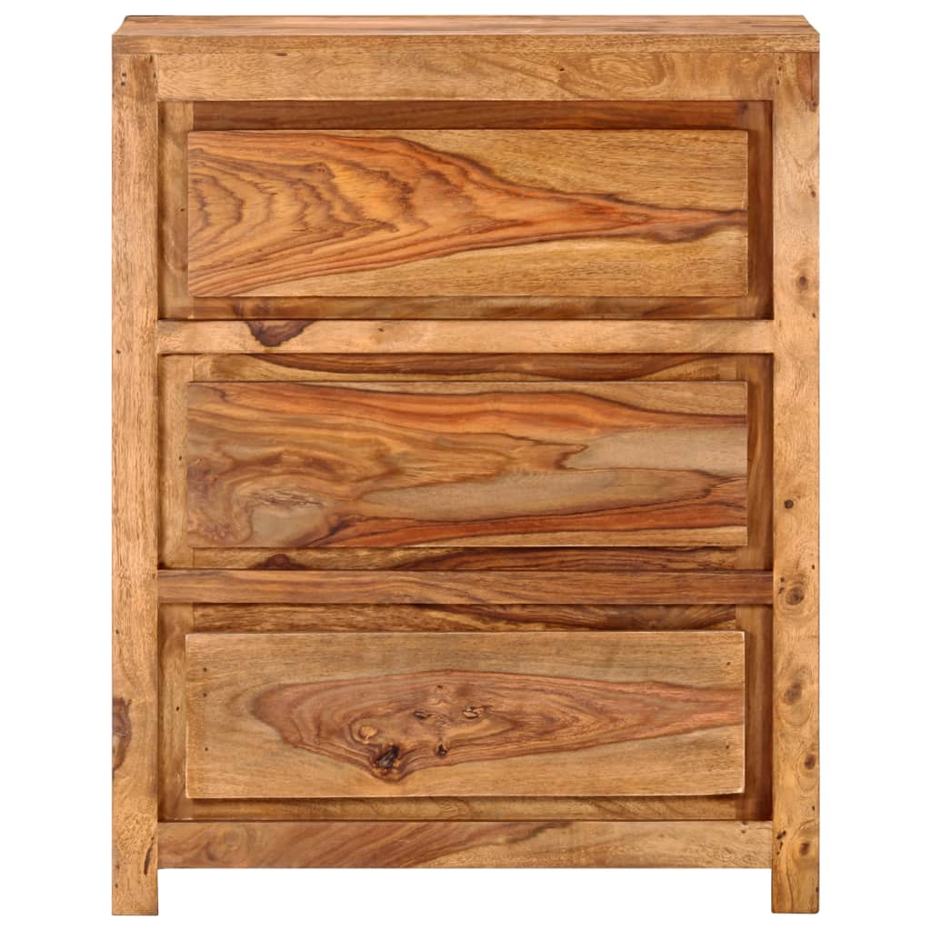 Ladekast 60x33x75 cm massief acaciahout
