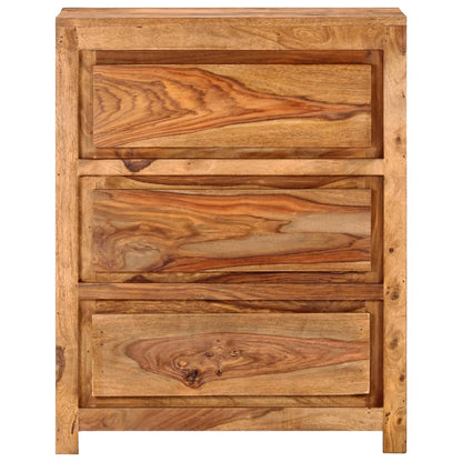Ladekast 60x33x75 cm massief acaciahout