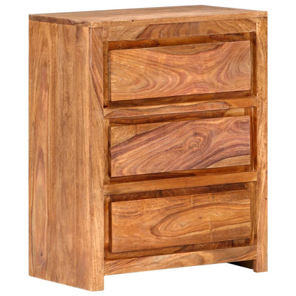 Ladekast 60x33x75 cm massief acaciahout