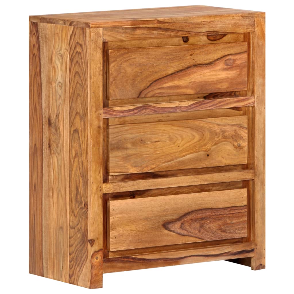 Ladekast 60x33x75 cm massief acaciahout