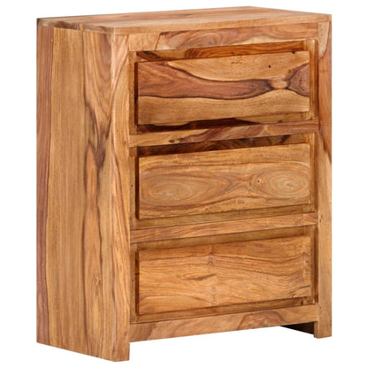 Ladekast 60x33x75 cm massief acaciahout