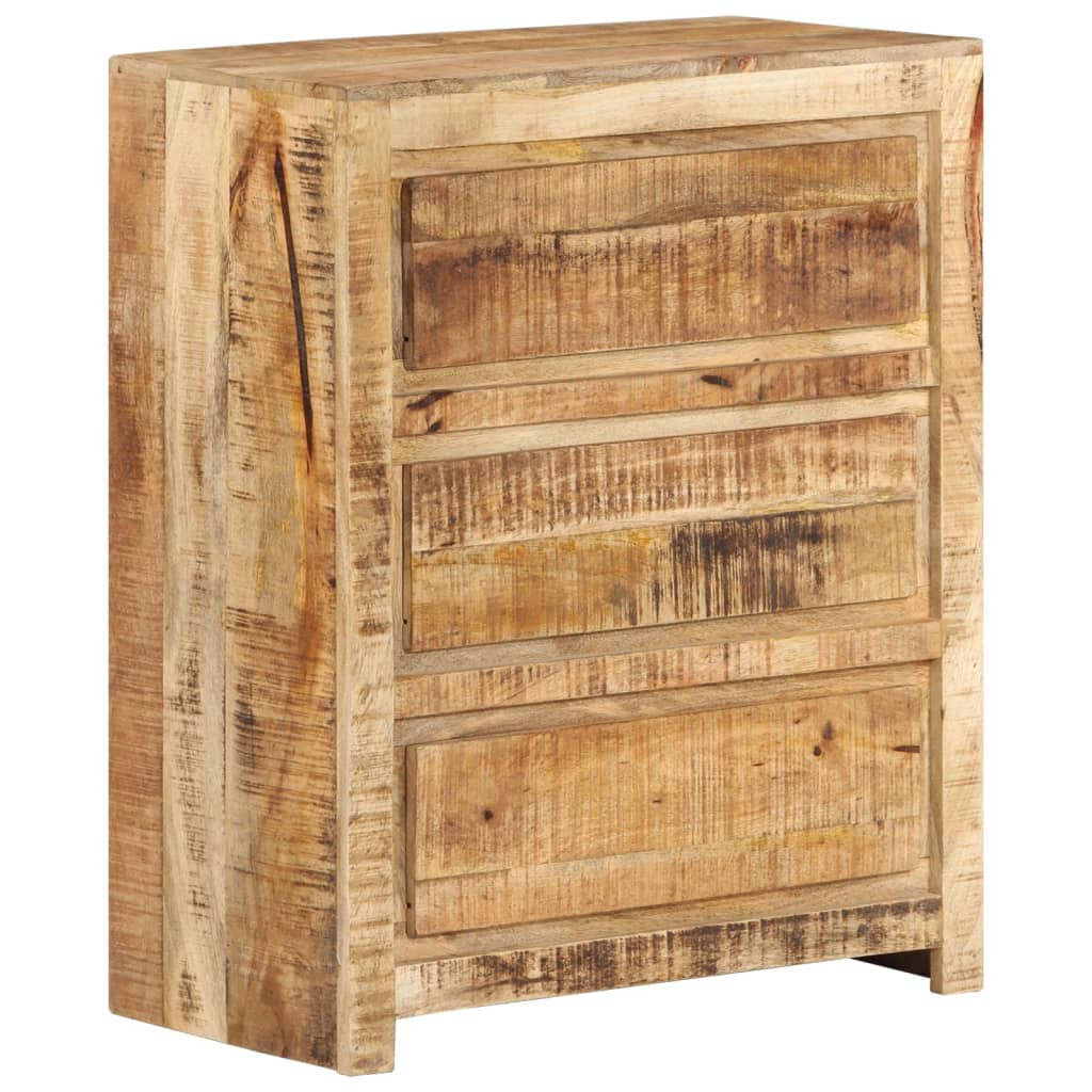Ladekast 60x33x75 cm massief mangohout
