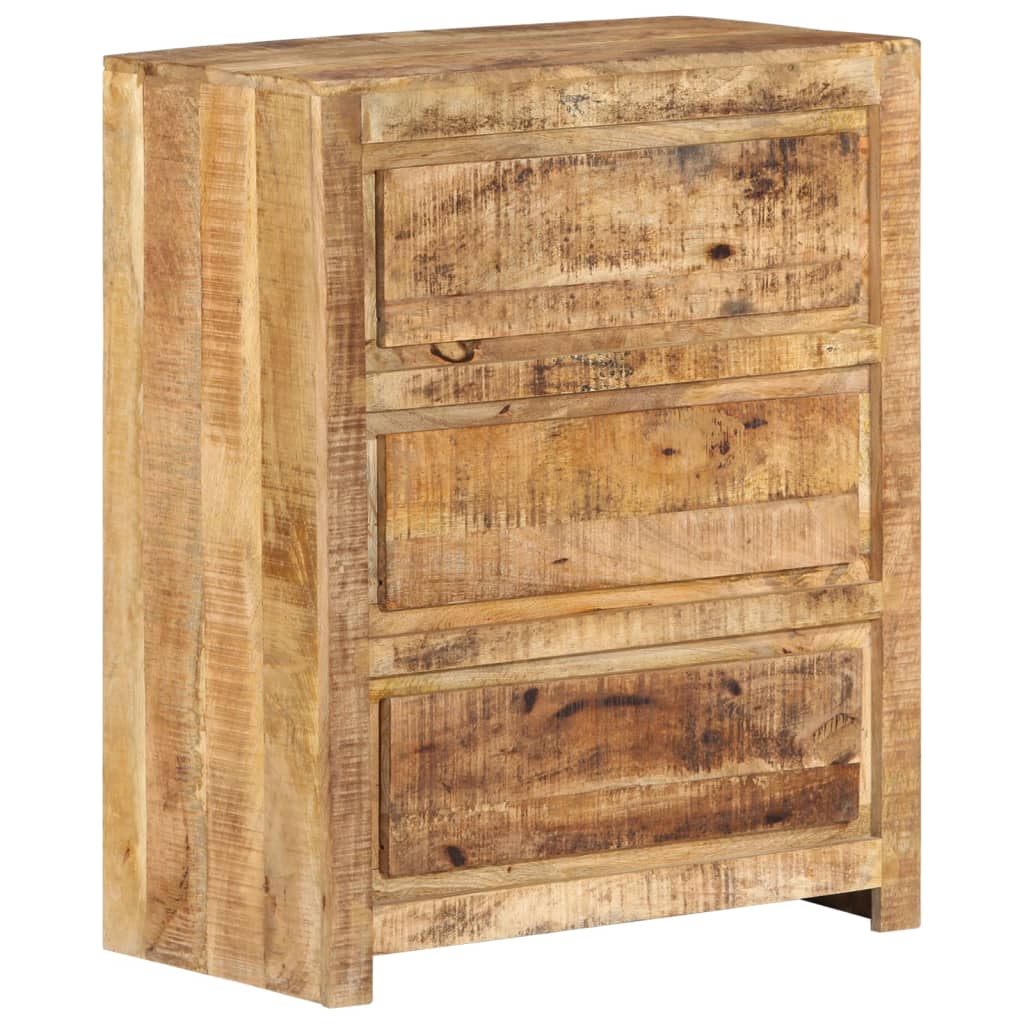 Ladekast 60x33x75 cm massief mangohout