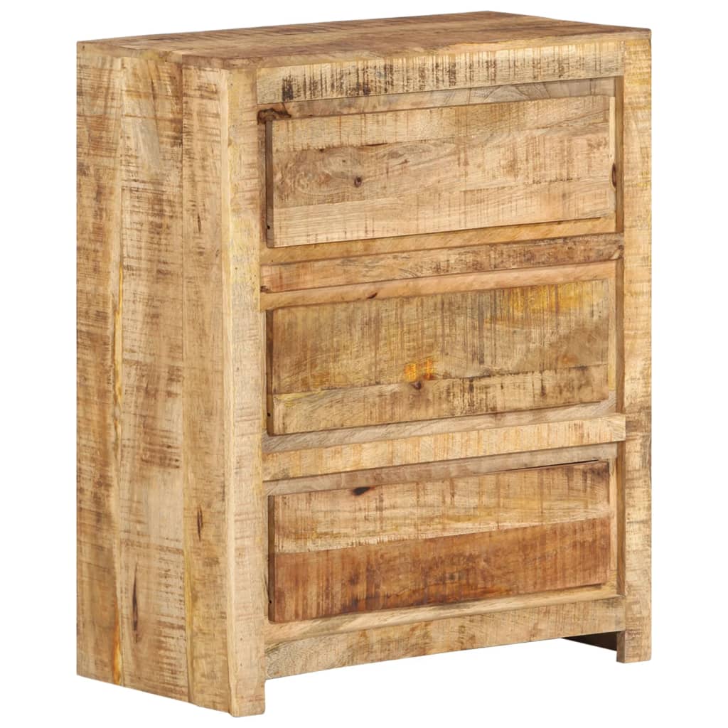 Ladekast 60x33x75 cm massief mangohout