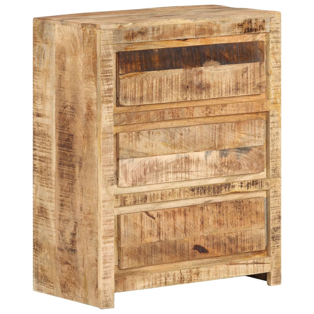 Ladekast 60x33x75 cm massief mangohout
