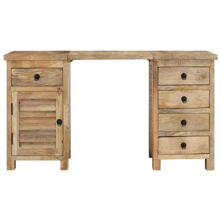 Bureau 140X50X77 Cm massief mangohout