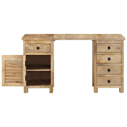Bureau 140X50X77 Cm massief mangohout