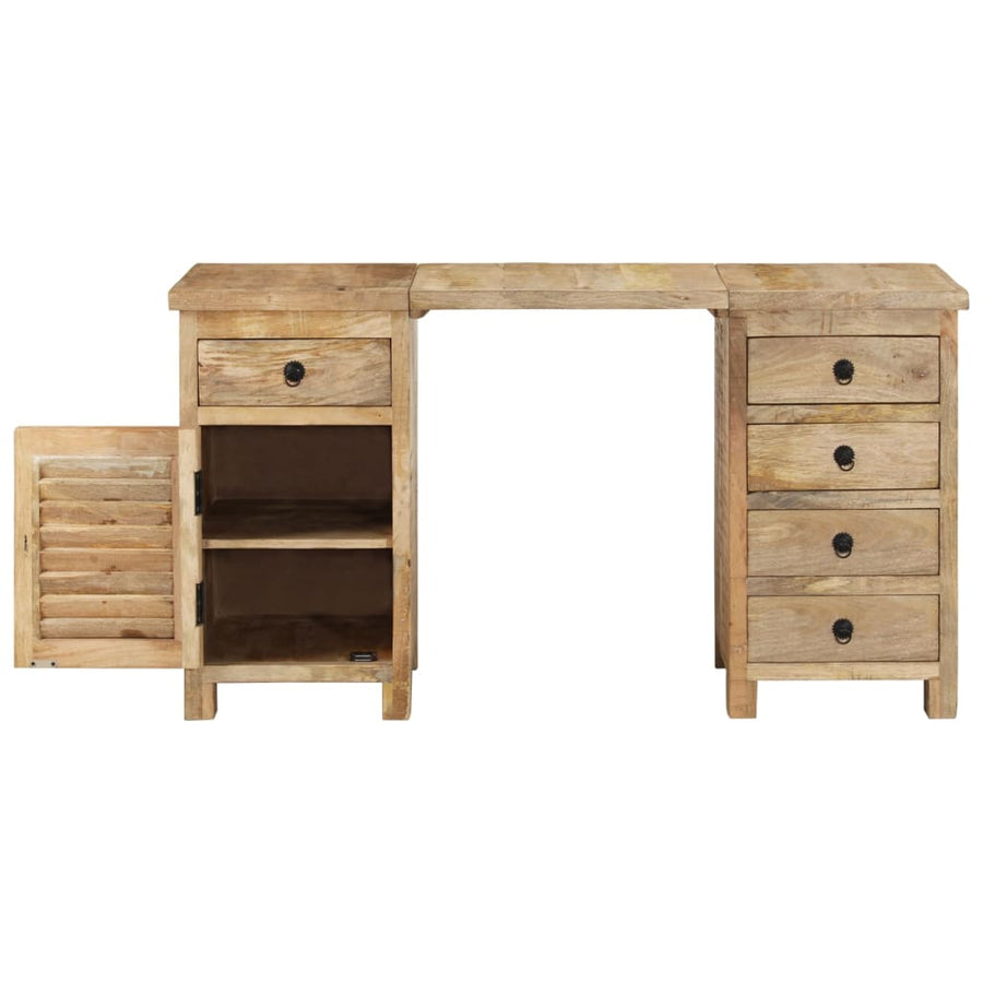 Bureau 140X50X77 Cm massief mangohout