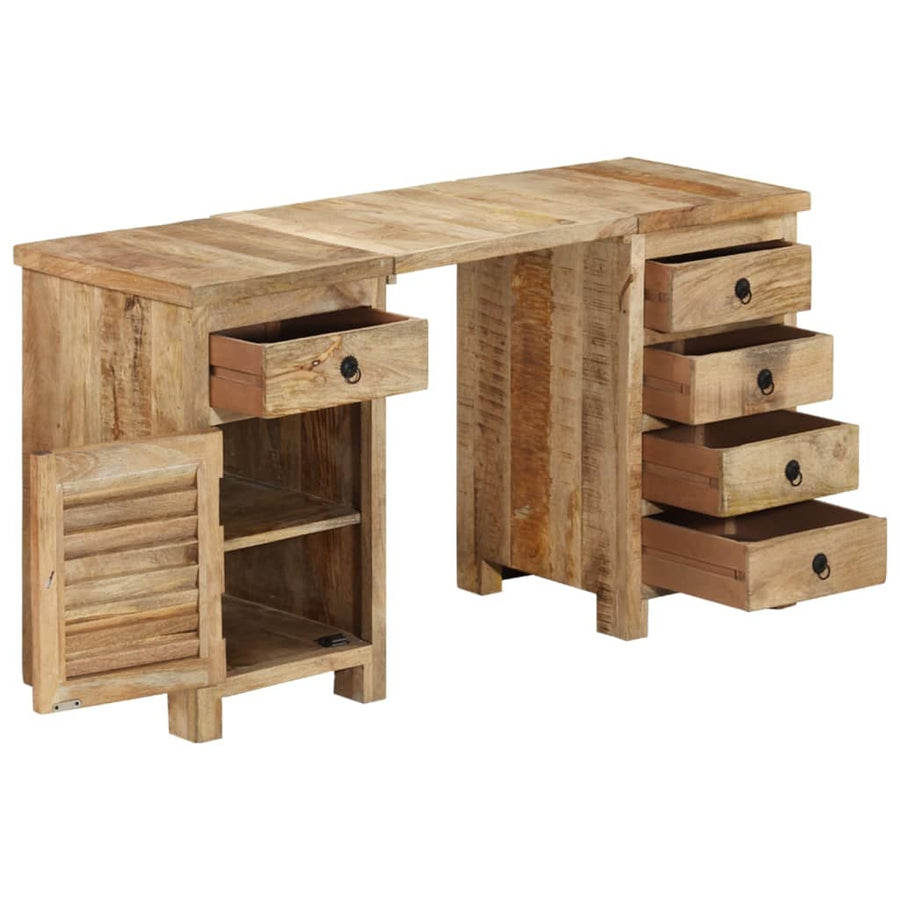 Bureau 140X50X77 Cm massief mangohout
