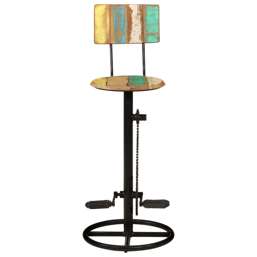 Barkrukken Massief Gerecycled Hout 44 x 44 x 112 cm