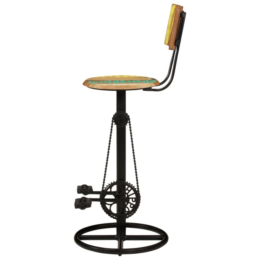 Barkrukken Massief Gerecycled Hout 44 x 44 x 112 cm