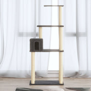 Kattenkrabpaal 147 cm donkergrijs