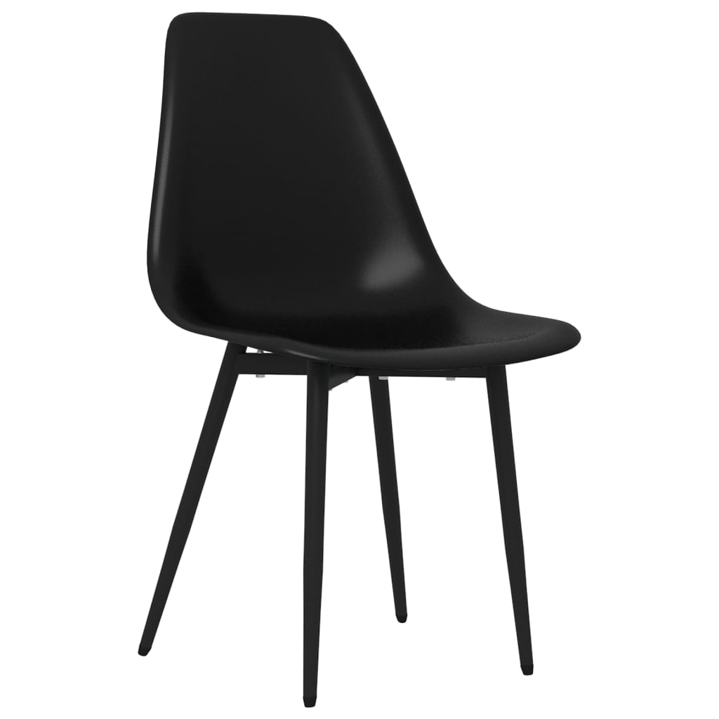 Eetkamerstoelen Pp 6 Zwart