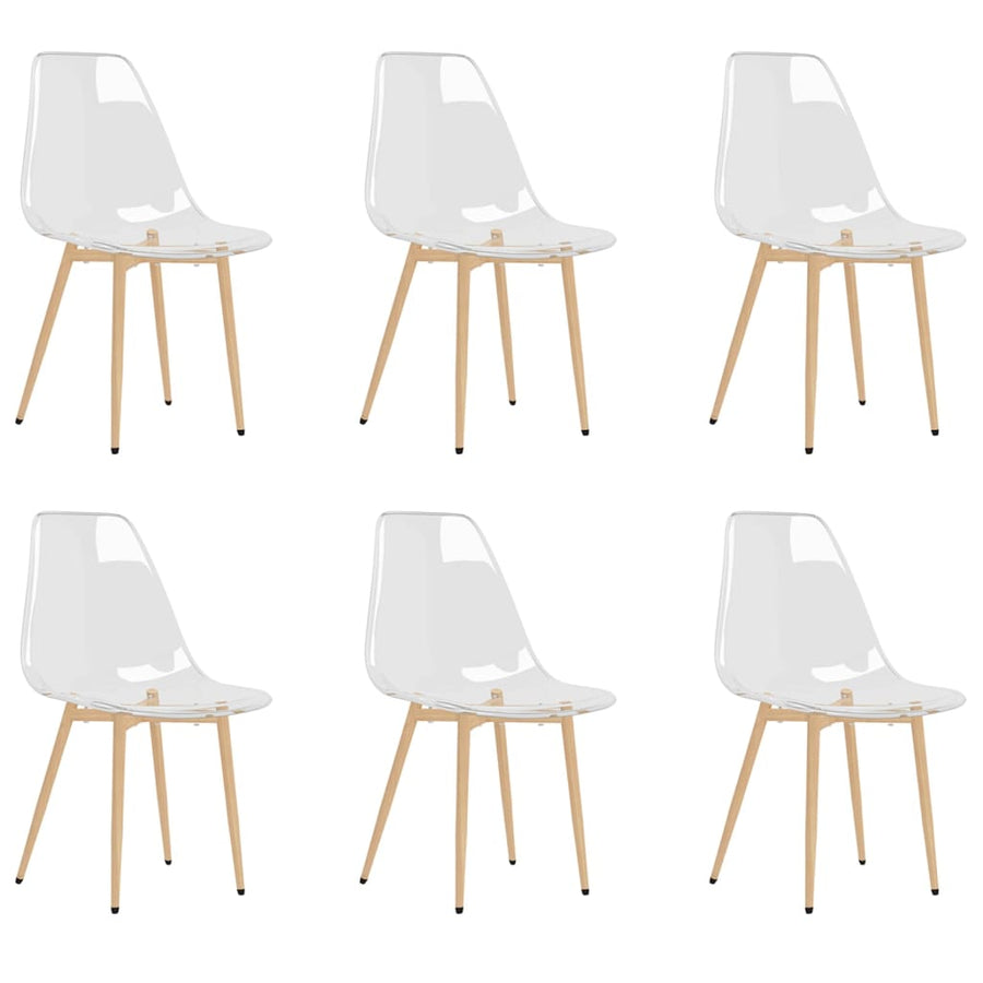 Eetkamerstoelen Pet Transparant 6