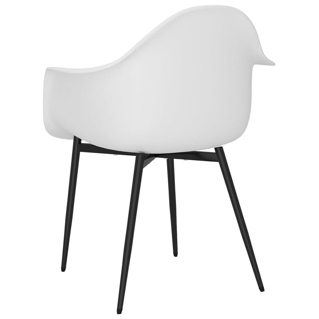 Eetkamerstoelen Pp 6 Wit