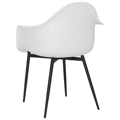 Eetkamerstoelen Pp 6 Wit