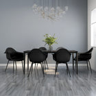 Eetkamerstoelen 6 st PP zwart 64x59x84 cm