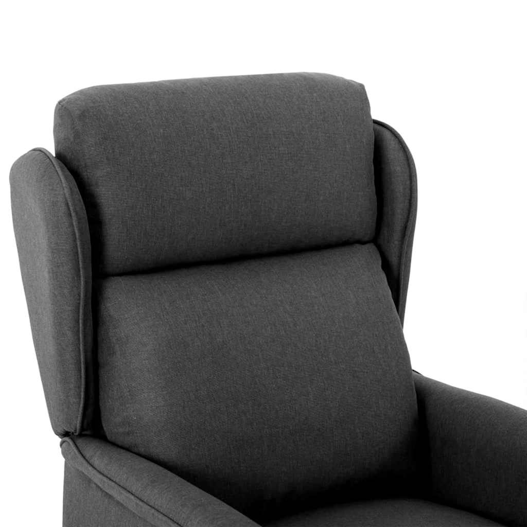 Ligstoel Donkergrijs 67.5 x 93.5 x 101.5 cm Stof