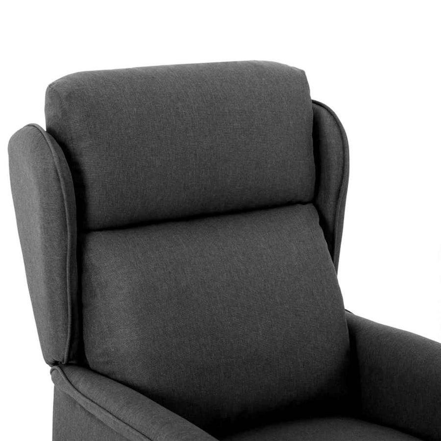 Ligstoel Donkergrijs 67.5 x 93.5 x 101.5 cm Stof
