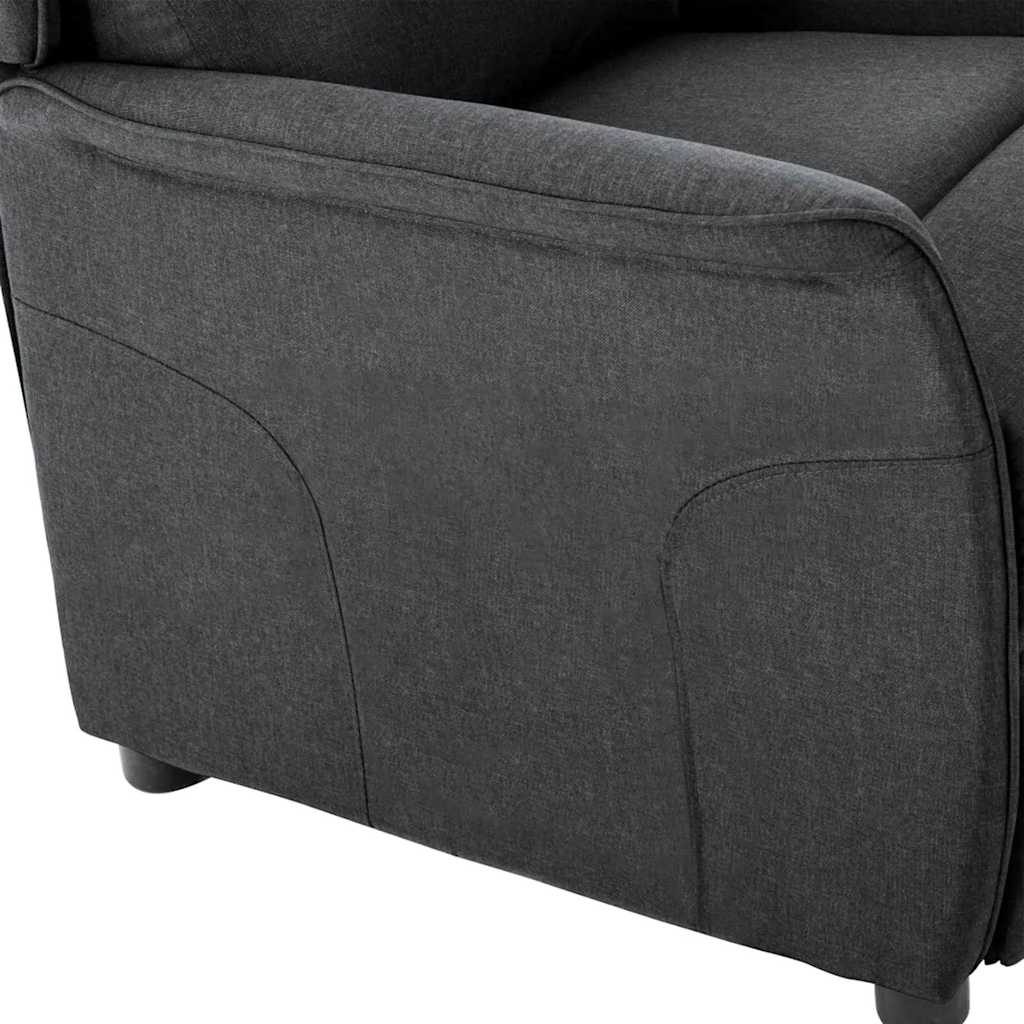 Ligstoel Donkergrijs 67.5 x 93.5 x 101.5 cm Stof