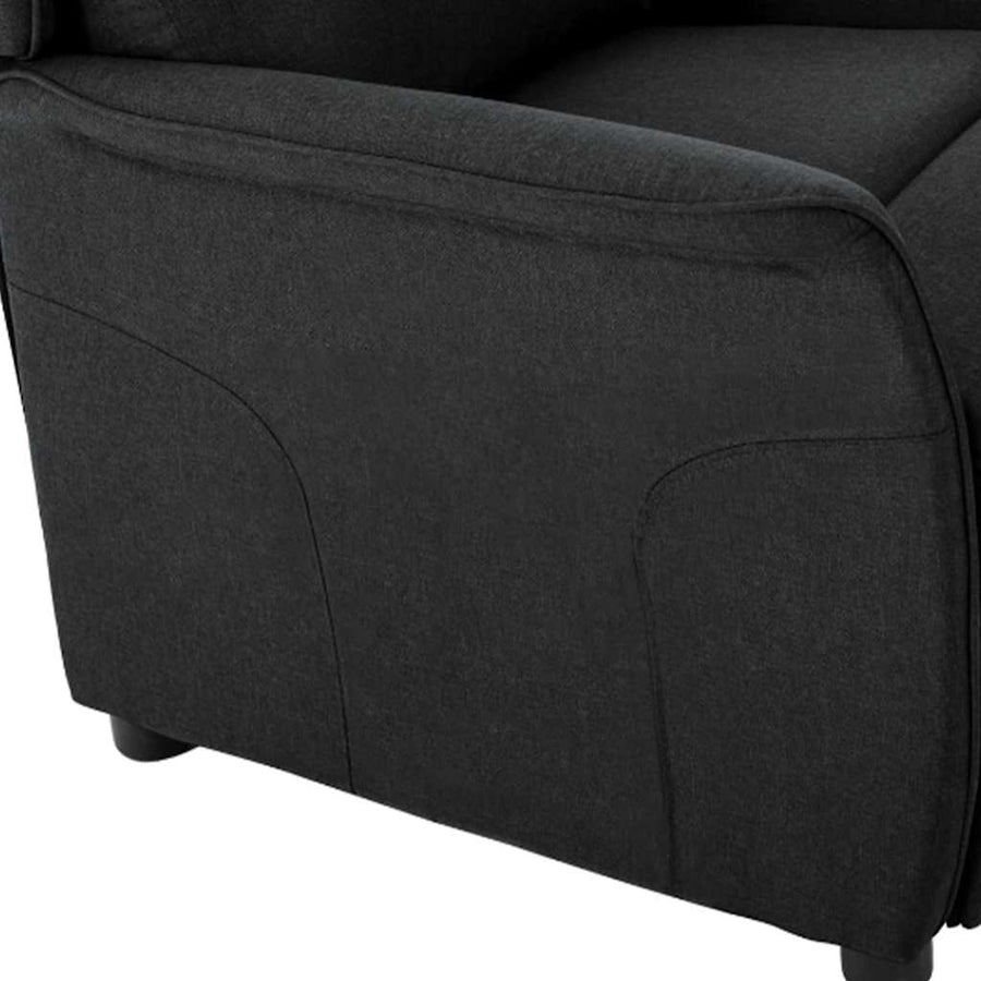 Ligstoel Zwart 67.5 x 93.5 x 101.5 cm Stof