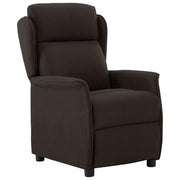 Sun Lounger Dark brown 66.5 x 94 x 101.5 cm Polyester