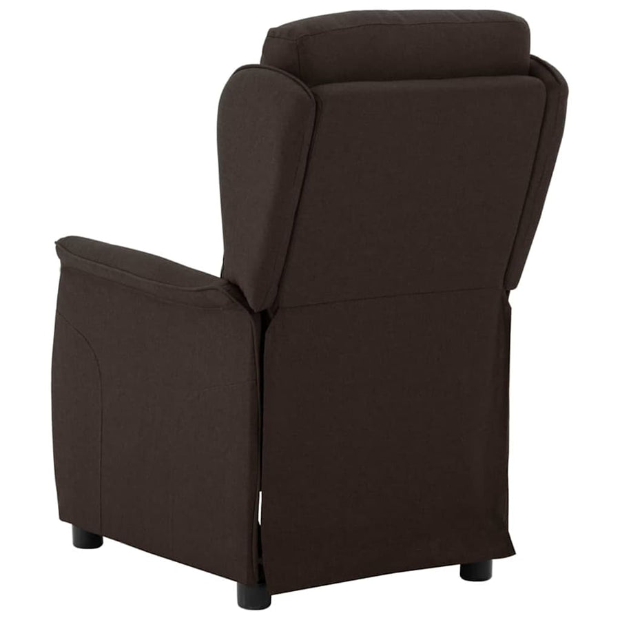 Ligstoel Donkerbruin 67.5 x 93.5 x 101.5 cm Stof