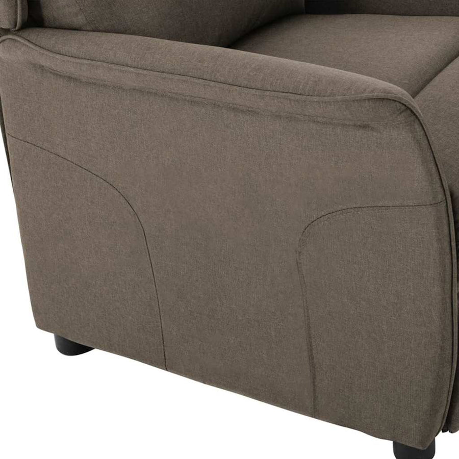 Ligstoel Taupe 67.5 x 93.5 x 101.5 cm Stof