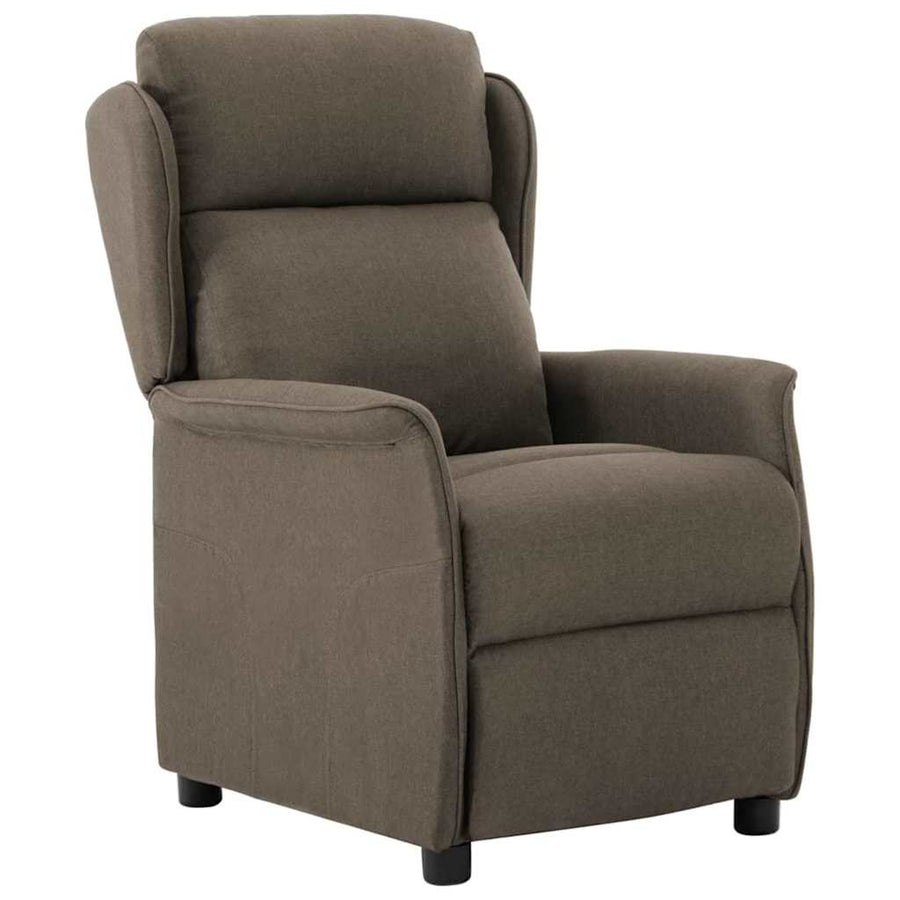 Ligstoel Taupe 67.5 x 93.5 x 101.5 cm Stof