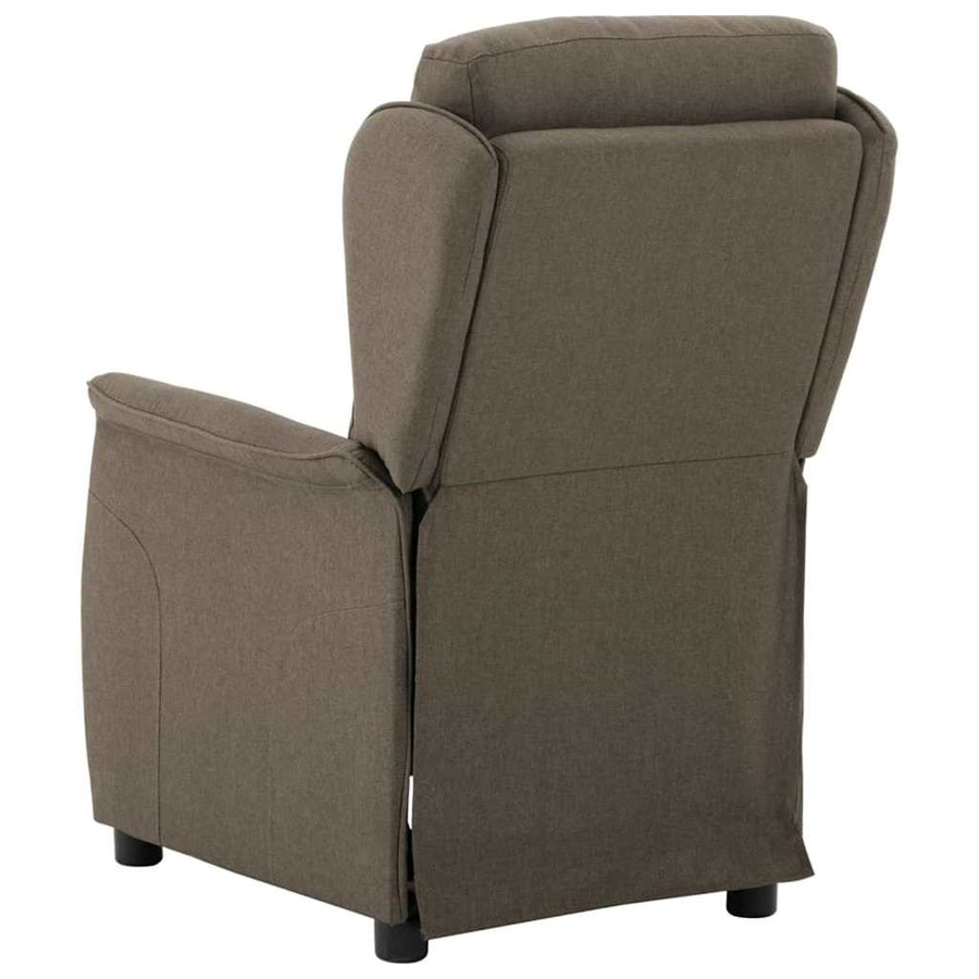 Ligstoel Taupe 67.5 x 93.5 x 101.5 cm Stof
