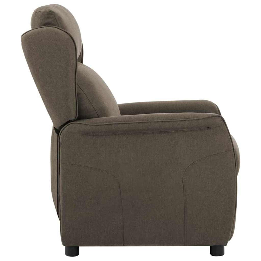 Ligstoel Taupe 67.5 x 93.5 x 101.5 cm Stof