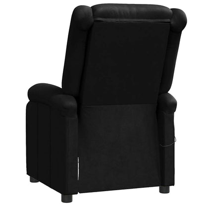 Massagestoel kunstleer zwart