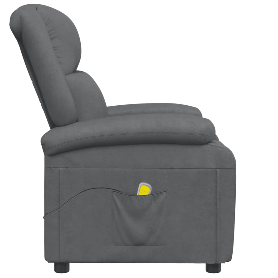 Massagestoel Kunstleer Grijs