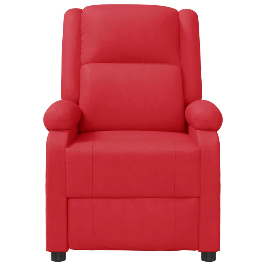 Massagestoel Kunstleer Rood