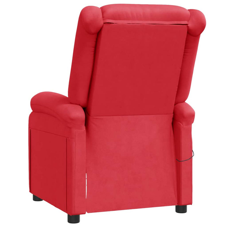 Massagestoel Kunstleer Rood