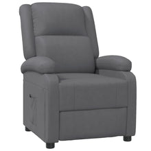 Fauteuil Verstelbaar Kunstleer Grijs