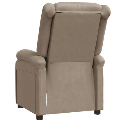 Fauteuil Verstelbaar Kunstleer Kleurig Cappuccino