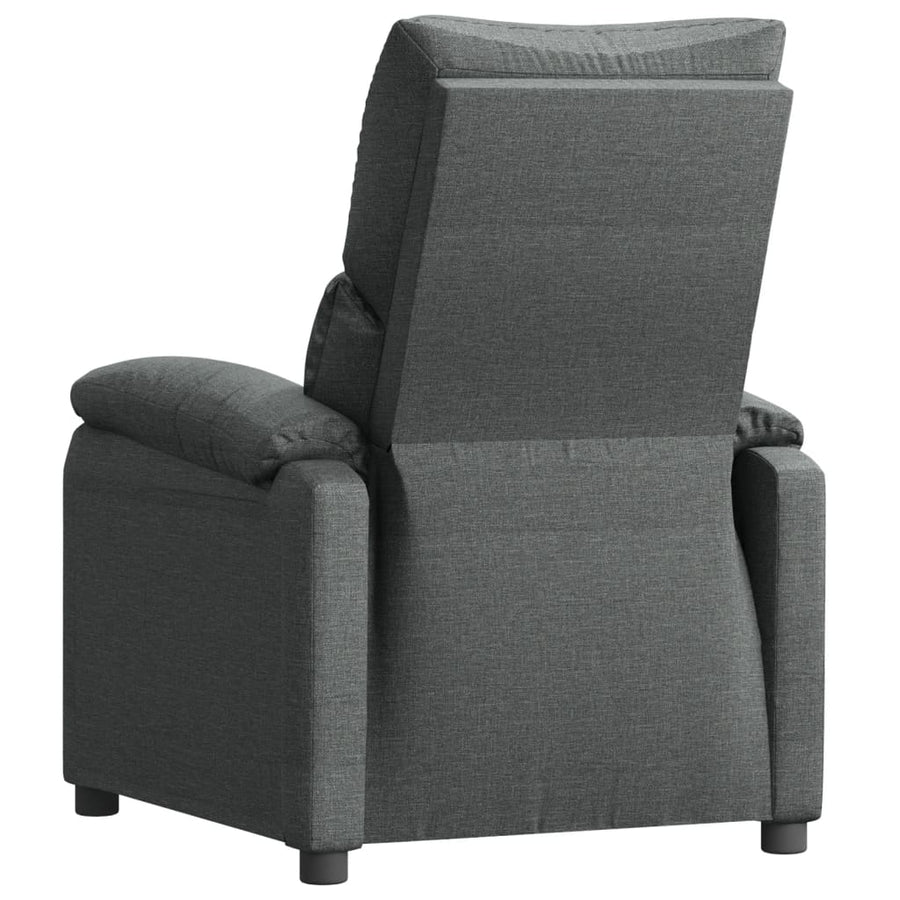 Fauteuil verstelbaar stof donkergrijs