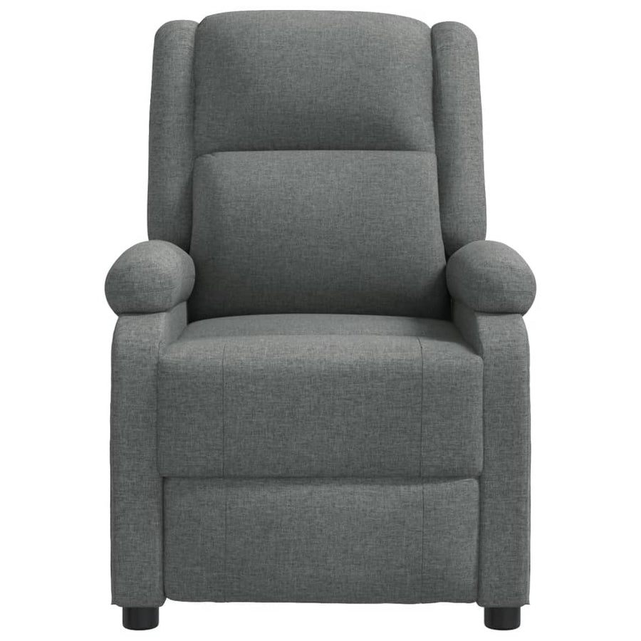 Fauteuil verstelbaar stof donkergrijs