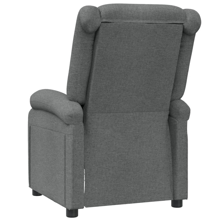 Fauteuil verstelbaar stof donkergrijs