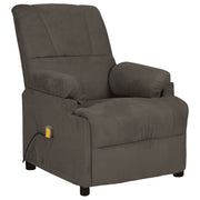 Massage chair microfiber fabric dark grey