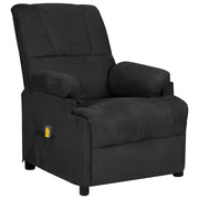 Massage chair microfiber fabric black