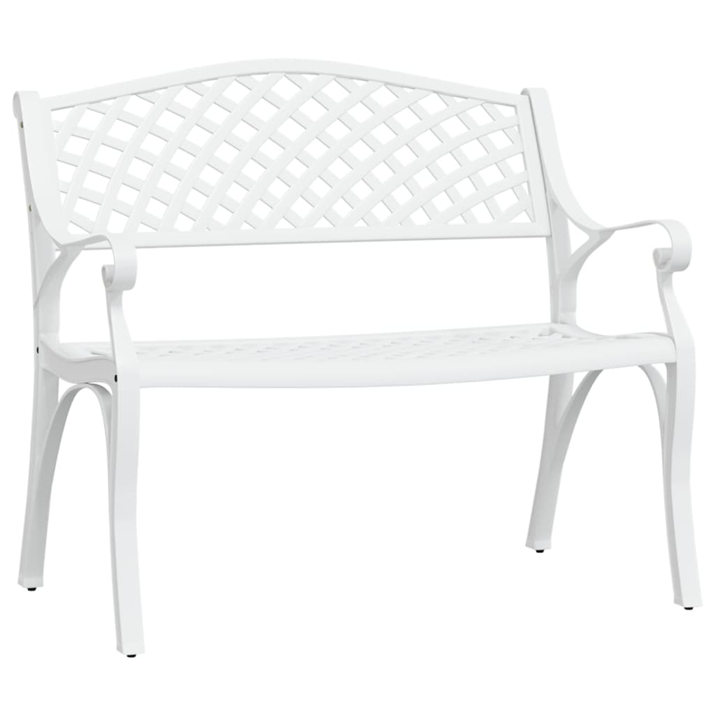 Tuinbank 02 Cm Gietaluminium Wit