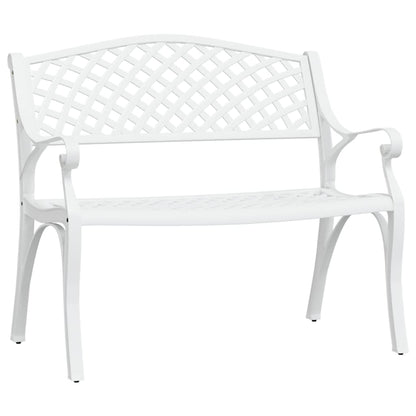 Tuinbank 02 Cm Gietaluminium Wit