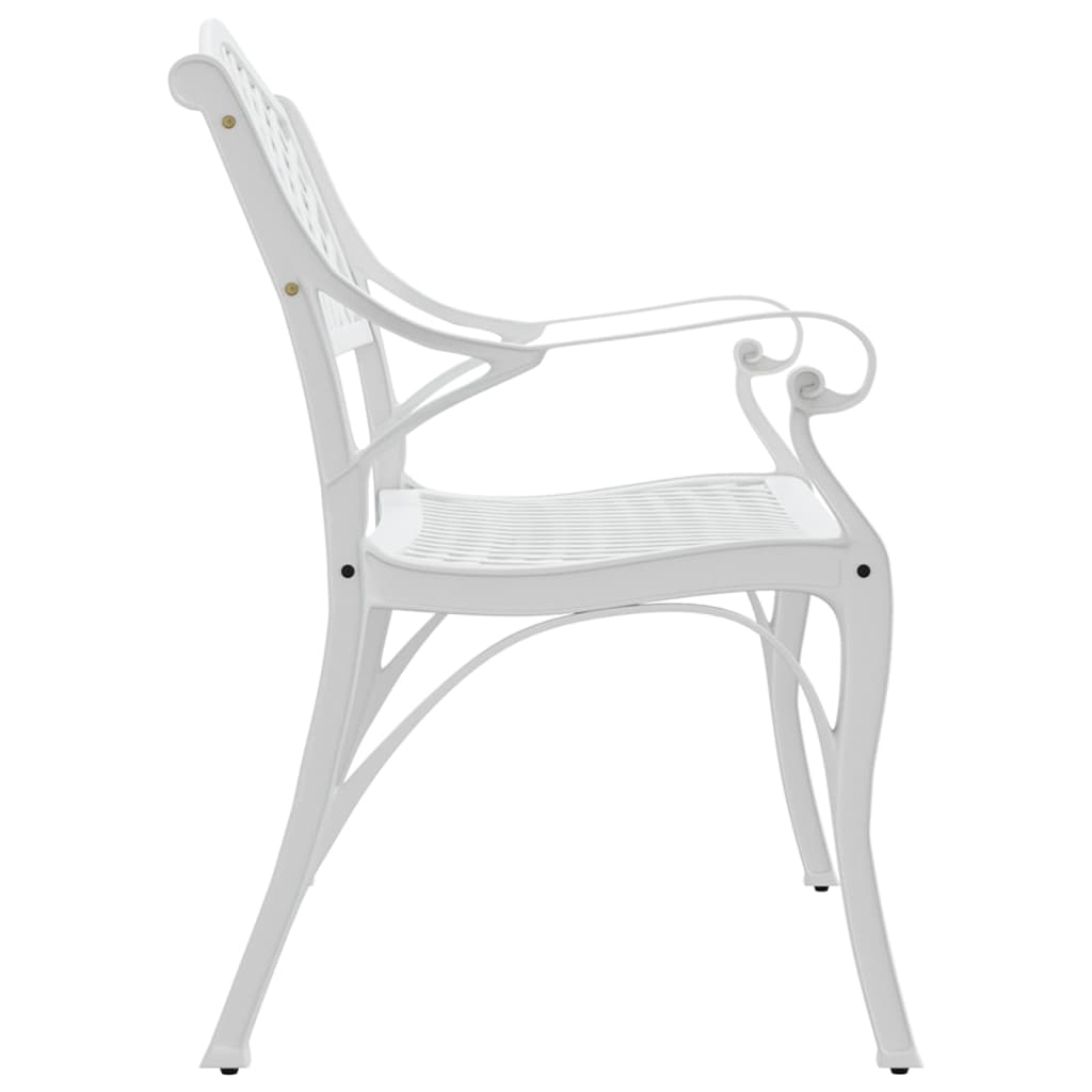 Tuinbank 02 Cm Gietaluminium Wit