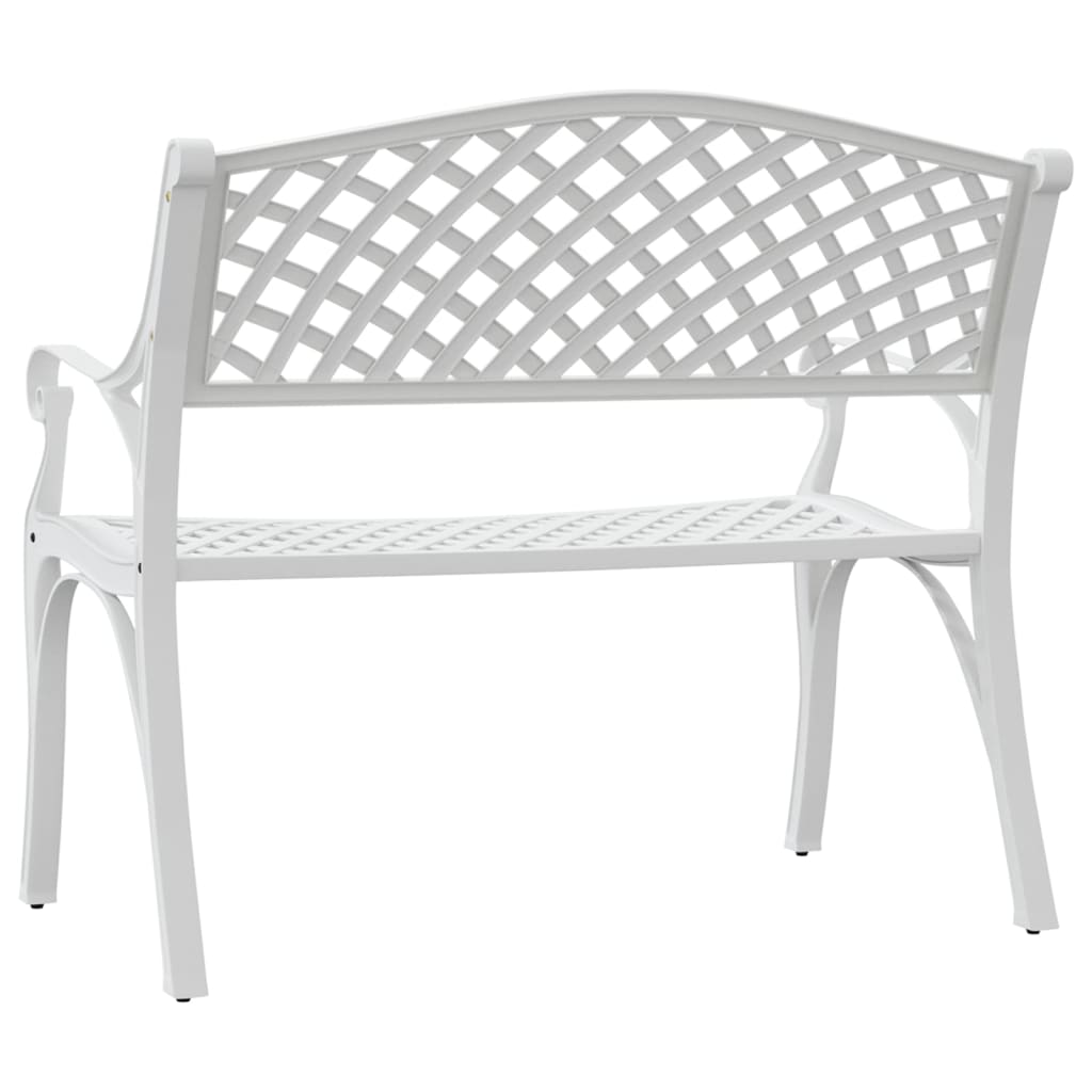 Tuinbank 02 Cm Gietaluminium Wit