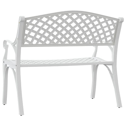 Tuinbank 02 Cm Gietaluminium Wit