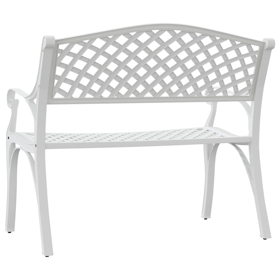 Tuinbank 02 Cm Gietaluminium Wit
